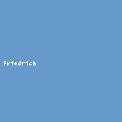 Manufacturer: Friedrich