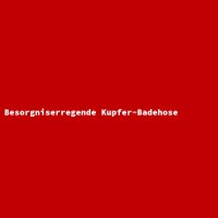 Besorgniserregende Kupfer-Badehose