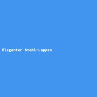 Eleganter Stahl-Lappen