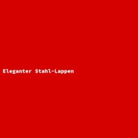 Eleganter Stahl-Lappen