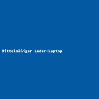 Mittelmäßiger Leder-Laptop